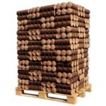 Bûche compressée– Feuillus + résineux – Palette de 960 kg