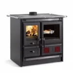 Cuisinière à bois Rosa L 5.0 Steel - Nean - 10 Kw