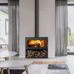 Poêle à bois étanche SUPRA Larry sur bûcher 8,5 kW